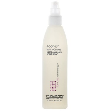 GIOVANNI Eco Chic Root 66 Max Volume Spray, 8.5 oz. - For Fine Lifeless Hair, Pro-Vitamin B5, Horsetail Extract, Sea Salt, Kiwi, Lauryl &amp; Laureth Sulfate Free, No Parabens, Color Safe