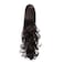 20" 190g Curly Claw Clip Ponytail Hair Extension, Synthetic Hairpiece Long Curled Wavy Pony Tail Extension for Women Girls (Dark Brown)