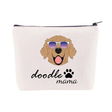 Golden Doodle Mom Gift doodle mama Makeup Bag doodle mom gifts Dog Lover Gift Birthday Gift for Dog Lover Funny Doodle Mama Zipper Pouch Makeup Bag
