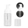 Mousse Empty Bottle, Plastic Foam Dispenser, Mini Foaming Sample Storage Bottle, Compact Travel Foam Container Travel Size For Refillable Containers Size, 100Ml(White (Pump Head))