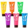 UV Face and Body Paint 10ml - 6 Pack - Neon Glow in the Dark Body Paint for Adults - Non Toxic, Vivid UV Reactive Makeup for Blacklight Parties &amp; Events, Moisturizing Formula, by Splashes &amp; Spills
