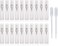 Enslz 20pcs Empty Clear 5ml Glass Spray Bottle Refillable Perfume Glass Bottles for Travel