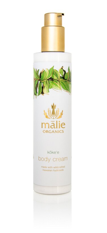 Malie Organics' Hydrating Body Cream, Soothes &amp; Protects Skin, 7.5 Fl Oz