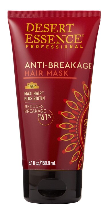 Desert Essence Anti-breakage Hair Mask - 5.1 Fl Oz - Maxi Hair Plus Biotin - Hair Moisturizer - Essential Enriched Vitamins - Promotes Breakage Reduction - Salon Professional Formula
