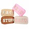 4 Pcs Nylon Cosmetic Bags Travel Organizer Chenille Letter Makeup Pouch Zipper Preppy Waterproof Hair Bag Toiletry Pouch for Women Girls Coffees