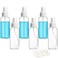 ZEJIA 6 Pack Small Spray Bottle, 2.7oz/80ml Travel Spray Bottle, Empty Fine Mist Spray Bottles, Refillable Mini Spray Bottles with Labels