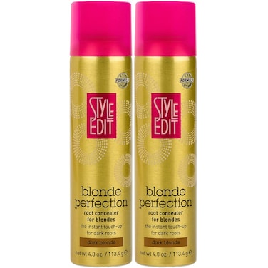 STYLE EDIT DARK BLONDE Root Concealer Touch Up Spray (Multiple Colors Available) Instantly Covers Greys And Dark Roots
