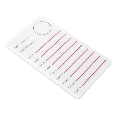 Eyelash Extensions Tray, Plastic Eye Lash Stand Pallet Holder Eyelashes Black Mink False Lashes Mink Lashes Extensions Salon Use(02#)