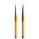 Nail Art Brushes 2PCS, Gel Polish Design Pen, Painting Tools with Extension, Builder, Liner, Salon at Home DIY Manicure (Liner#15)