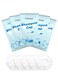 No Water Rinse Free Shampoo Caps for Camping &amp; Home Care, Dry Hair Washing Caps for Adult &amp; Elderly, Waterless Shampoo Shower Caps for Bedridden Patients, Microwaveable &amp; Alcohol-Free, 5 Pack