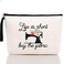 Hanamiya Na Sewing Gift for Women - Funny Quilting Gift for Quilters &amp; Seamstresses - Life Is Short Buy The Fabric - Makeup Bag