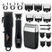 Roziapro Professional Hair Clippers 3-in-1 Barber Clipper Set, T-Shaper Trimmer &amp; Foil Shaver Rechargeable Beard Trimmer Men&rsquo;s Hair Clipper Kit (Black)