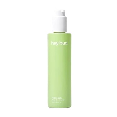 Hey Bud Skincare Hit Refresh, Hemp Gel Cleanser, Gently Cleanses and Helps Reduce Excess Oils, Vegan and Cruelty Free (5.07 fl oz.)