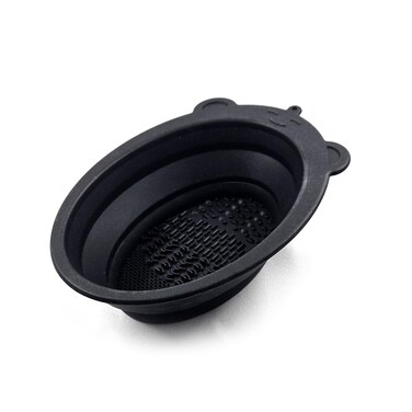 Collapsible Shaving Bowl - Silicone Rubber Multi Purpose Portable Bowl - Pocket Size, Easy to Carry, Durable, Flexible