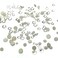 clear Crystal (001) tiny small sizes mixed with Austrian crystal Austria 2058 xilion rose flatbacks sizes ss3, ss5, ss6, ss7, ss9, ss10 no-hotfix rhinestones nail art 144 pcs (1 gross) round bling diy