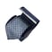 YY YEARCHY Men's Necktie Travel Case, Tie Anti-Wrinkle Organizer Box - Formal Cylinder Shape (Blue)