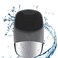 MEGAN Facial Cleansing Brush,USB Rechargeble Electric Silicone Face Scrubber,IPX7 Waterproof Sonic Facial Massager, 3 in 1 face Brush for Deep Cleanning, Blackhead Remover, Exfoliating.（Black）