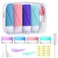 16 Pack Silicone Travel Bottles Set for Toiletries TSA Approved Travel Containers Leakproof Squeezable Refillable Accessories, BPA Free Travel Containers for Shampoo, Conditioner, Lotion