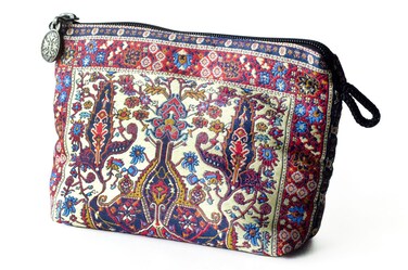 Oriental Carpet Cosmetic Makeup Bag - QUCHAN DESIGN COLLECTION
