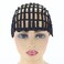 BTWTRY Black Braided Wig Caps for Making Crochet Wig Caps Cornrows Cap for Easier Sew In Caps for Black Women Making Wigs (1pc-Black)