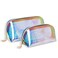 Dazzle clear makeup bags，travel and daily travel Holographic makeup bag women