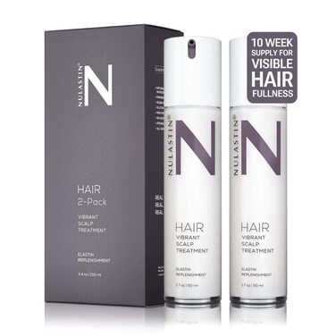NULASTIN Hair Serum - HAIR Vibrant Scalp Treatment - Promote Scalp Care &amp; Thicker Looking Volume in Thinning Hair - With Keratin &amp; Peptides to Help Minimize Visible Shedding (2 Count, 1.7 Oz Each)
