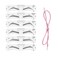 Eyebrow Stencils,Reusable Eye Brow Drawing, DIY Eyebrow Shaping Grooming Template Card Women Beauty Set