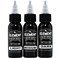 Grey Wash Tattoo Ink Set Includes 1oz Bottles of 3 Shade Smooth Shading Light Medium Dark Tones for Human Skin Permanent Shading Greywash Inks 1oz Bottles