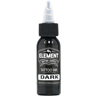 Grey Wash Tattoo Ink - Dark Shade Greywash for Black and Grey Tattoos - Refill Bottle 1oz (Dark Shade)