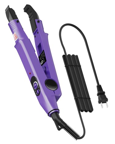 TopWigy US Plug Professional Hair Extensions Tool Fusion Heat Iron Connector Wand Melting Tool with Adjustable