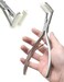 Tape In Hair Extensions Plier Silvery Stainless Steel Flat Surface Sealing Calmp Hair Extensions Tool for Women