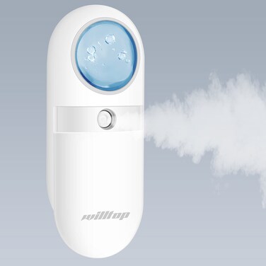 Protable Mister Face Steamer,Cool Face Steamer For Moisturizing &amp; Hydrating,Handy Mist Sprayer With Large Spray Volume For Skin Care, Deep Cleaning Makeup, Eyelashes Extensions