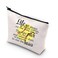 WCGXKO Softball Gift Softball Player Inspirational Gift Life Will Always Throw Curves Softball Theme Makeup Bag (Throw Curves)