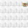 20 Pcs 2 Oz Clear Cosmetic Container with White Lids,Travel Storage Clear Empty Cosmetic Jars,Plastic Round Pot Jars for Eye Shadow,Lotion,Cream,Jewelry,Painting,Candies,DIY Ointments