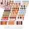 30 Sheets Maple Leaf Theme Halloween Nail Stickers Decals Full Nail Wraps Real Nail Polish Strips Stickers with Nail File for Women Halloween Nail Art