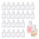 50 Pcs 1 oz Hand Sanitizer Bottles Empty Clear Travel Bottles Refillable Plastic Containers with Flip Cap for Outdoor, Camping and Trip