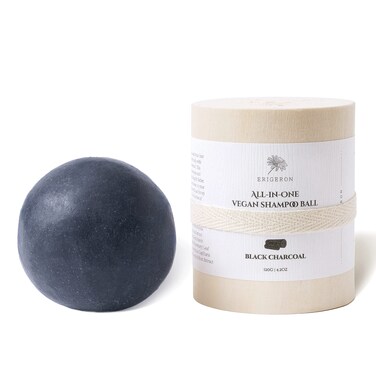 All-In-One Black Charcoal Shampoo Bar for Every Hair Type &amp; Skin Types, Cruelty-Free, Vegan, Natural Ingredients Handmade with No Plastic, Eco-Friendly &amp; Zero Waste