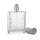 1PCS 100ml/3.4Oz Clear Glass Fine Mist Atomizer,Portable Square Refillable Empty Perfume Essential Oils Spray Bottle Travel Atomizer Dispenser Fragrance Bottle