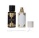 2 Pcs 50ml/1.7oz Glass Spray Bottle Perfume Atomizer Fine Mist Spray Bottles Travel Glass Bottles Cosmetic Sample Bottles Essential Oil Fragrance Sprayer Containers(black&amp;white)