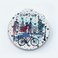 Girls &amp; Women Fashion Elegant New York Souvenir Round Travel Mirror Hand Mirror Cosmetic Makeup Compact Mirror (JP-270805P)