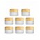 8Packs Frosted Glass Jar with Lids Empty Frosted Cream Jars Bottle Vials Refillable Cosmetic Containers Jar Pot Sample Jars Containers for Lotion Lip Balm Eye Cream(8pcs,5g)