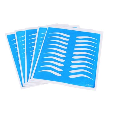 5pcs Practice Skin Silicone Fake Training Microblading Practice Skin For Makeup Microblading Eyebrow and Beginners