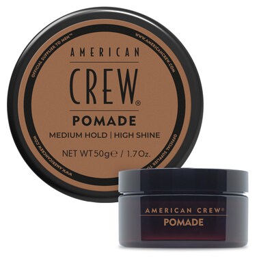 American Crew Men's Hair Pomade, Like Styling Gel with Medium Hold &amp; High Shine, Travel Size, 1.7 oz