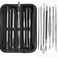 Blackhead and Pimple Remover Kit - 7 Surgical Extractor Tools - Excellent for Acne Treatment, Pimple Popping, Blackhead Extraction, Zit Removing, Blemish Removal, Comedone Extracting,Whitehead Popping