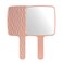 Hand Mirror, Handheld Mirror with Handle for Makeup, Portable Cute Hand held Mirror for Shaving, Travel Men &amp; Women(Pink)