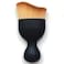 Foundation Powder Brush Kabuki Brush Liquid Cream Makeup Brushes Face Blender Brush S Shaped Multi-function Cosmetics Tools - Brown