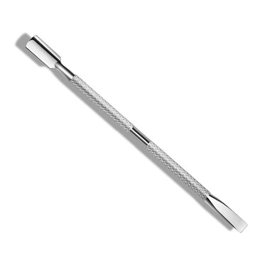 Cuticle Pusher Dual-end Dead Skin Nail Pusher Nail Dirt Cleaner Tool Gel Polish Remover Tool, 410 Stainless Steel, Silver, G008