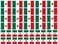 40 Tattoos: Mexican Flag, Mexico Party Favors