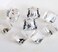 60PCS /lot 3D Cube Square Rhinestone Crystal Glass Nails Beads Decoration Manicure Nail Art (Clear)