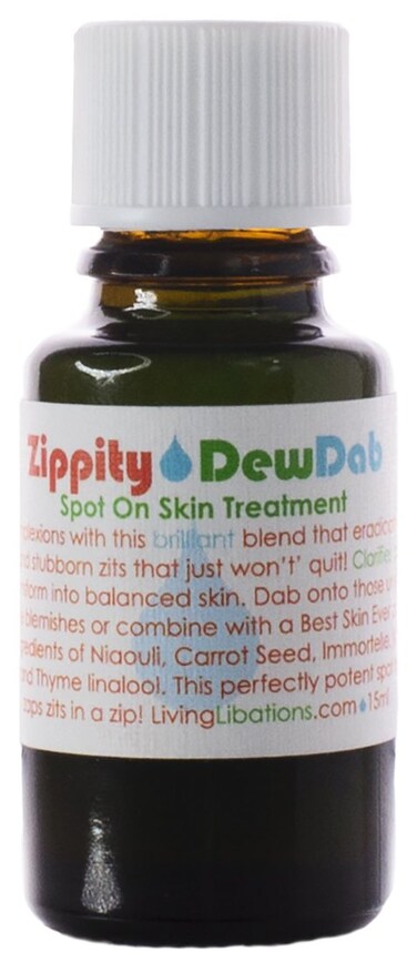 Living Libations - Organic Zippity DewDab Acne Treatment (.5 fl oz   15 ml)